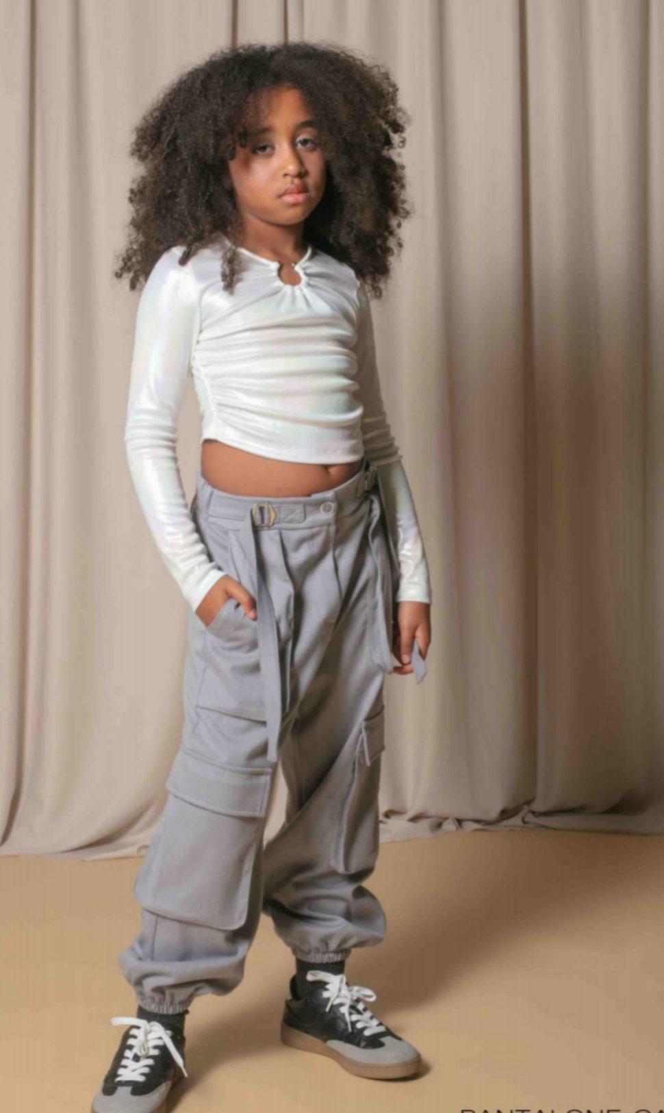 Pantalone cargo ragazza Naice Couture