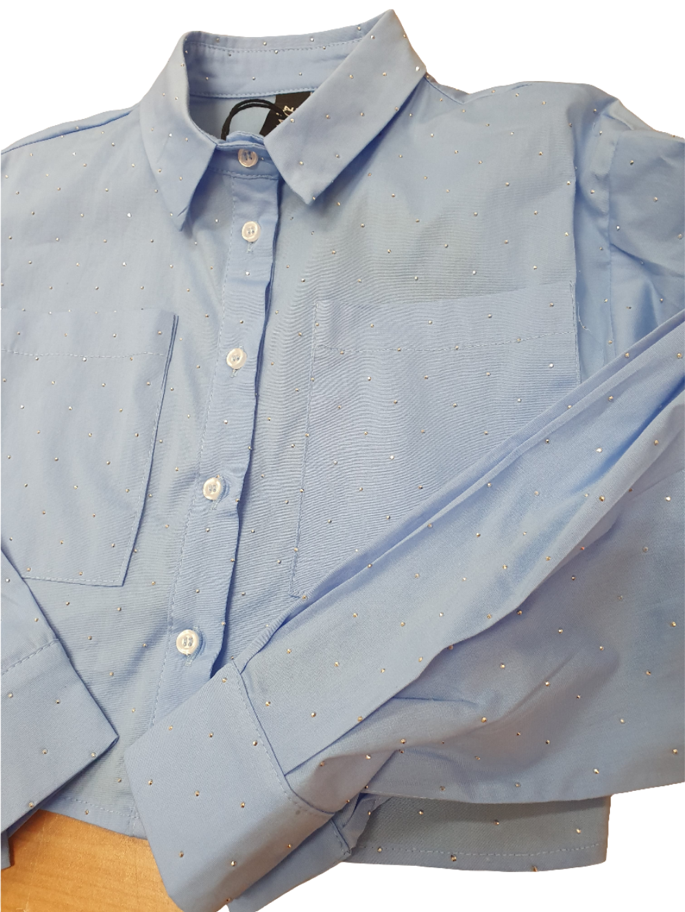 Camicia strass ragazza Naice Couture